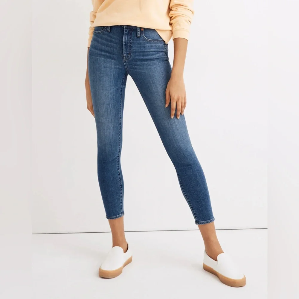 Madewell Curvy High-Rise Skinny Crop Jeans in Dalstrom Wash - Picture 4 of 7